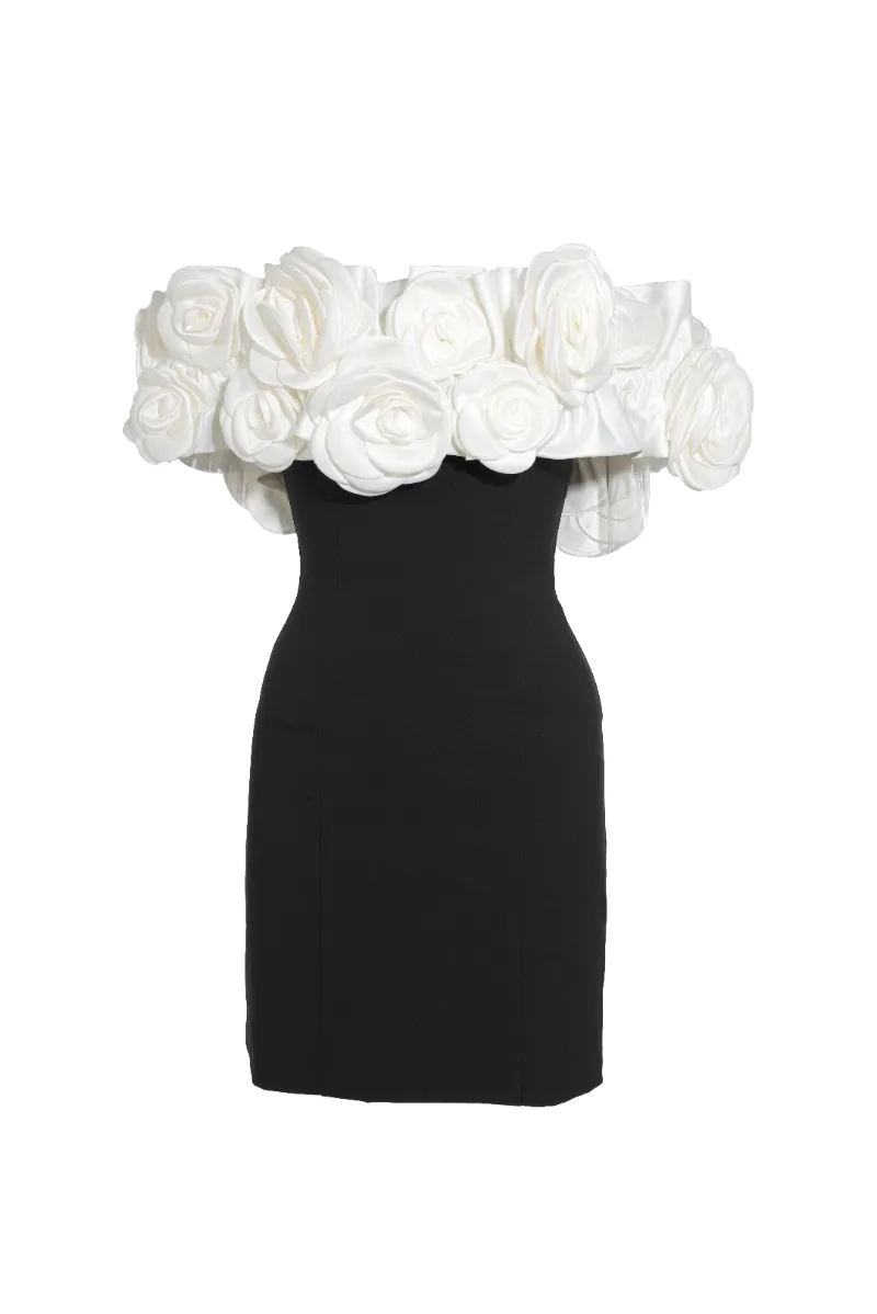 Rosette Mini Dress