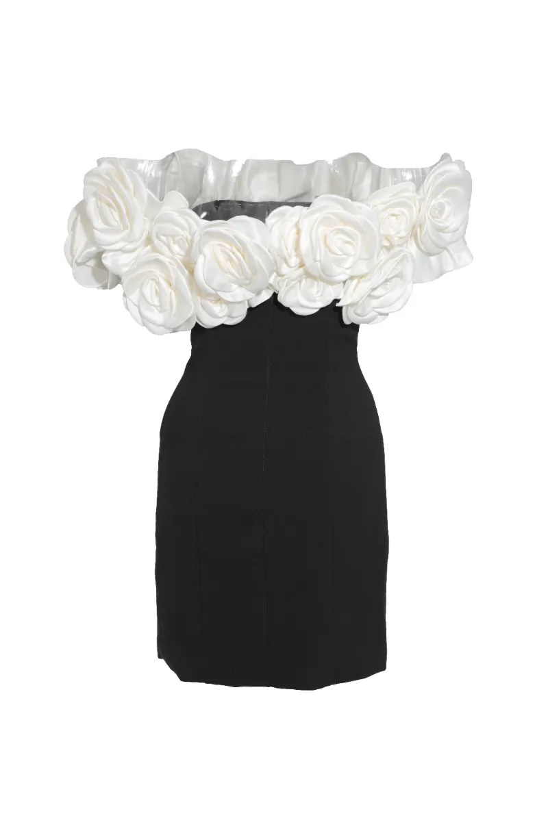 Rosette Mini Dress