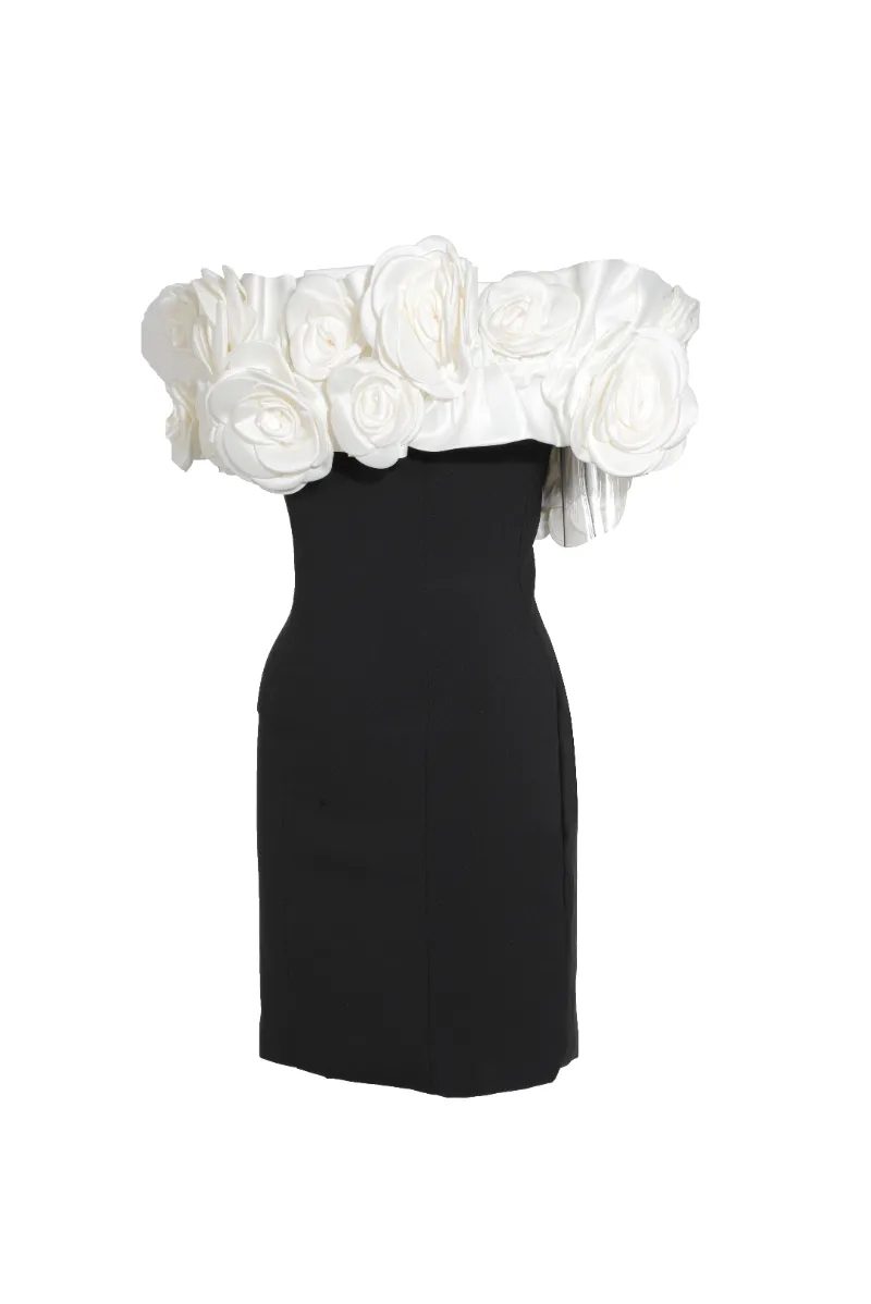 Rosette Mini Dress