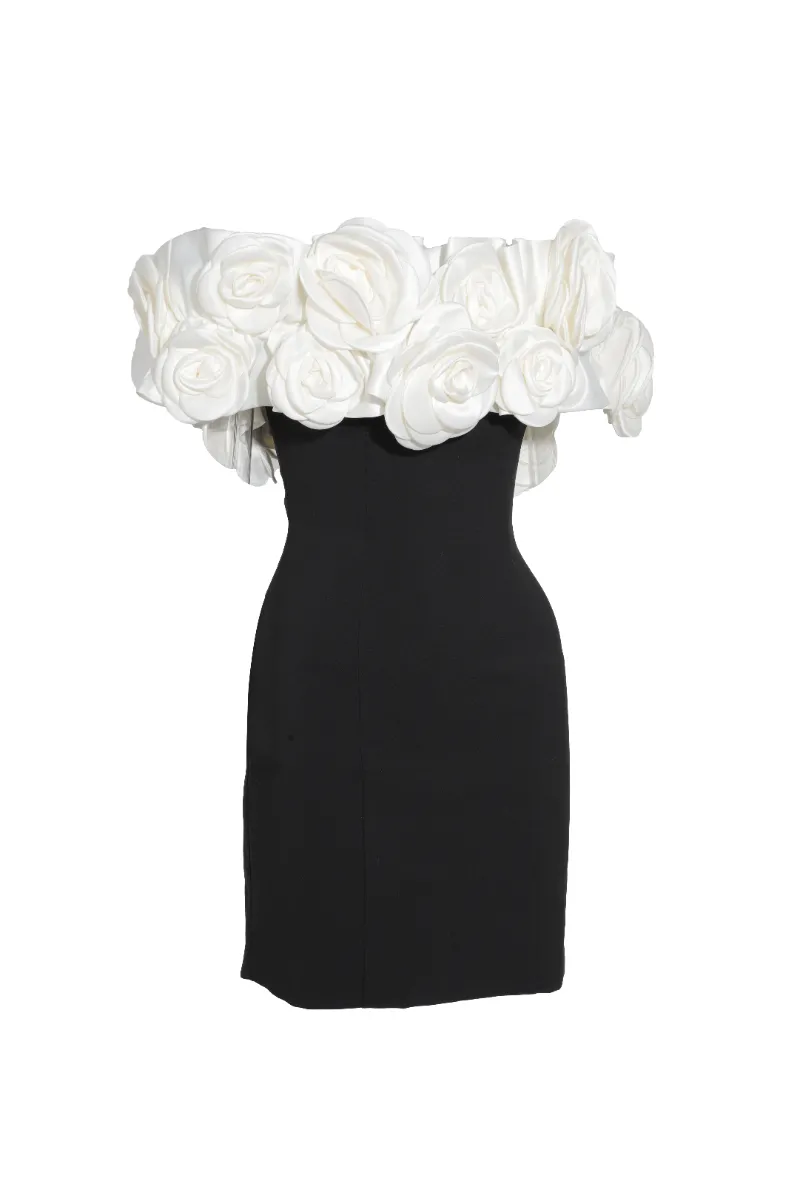 Rosette Mini Dress