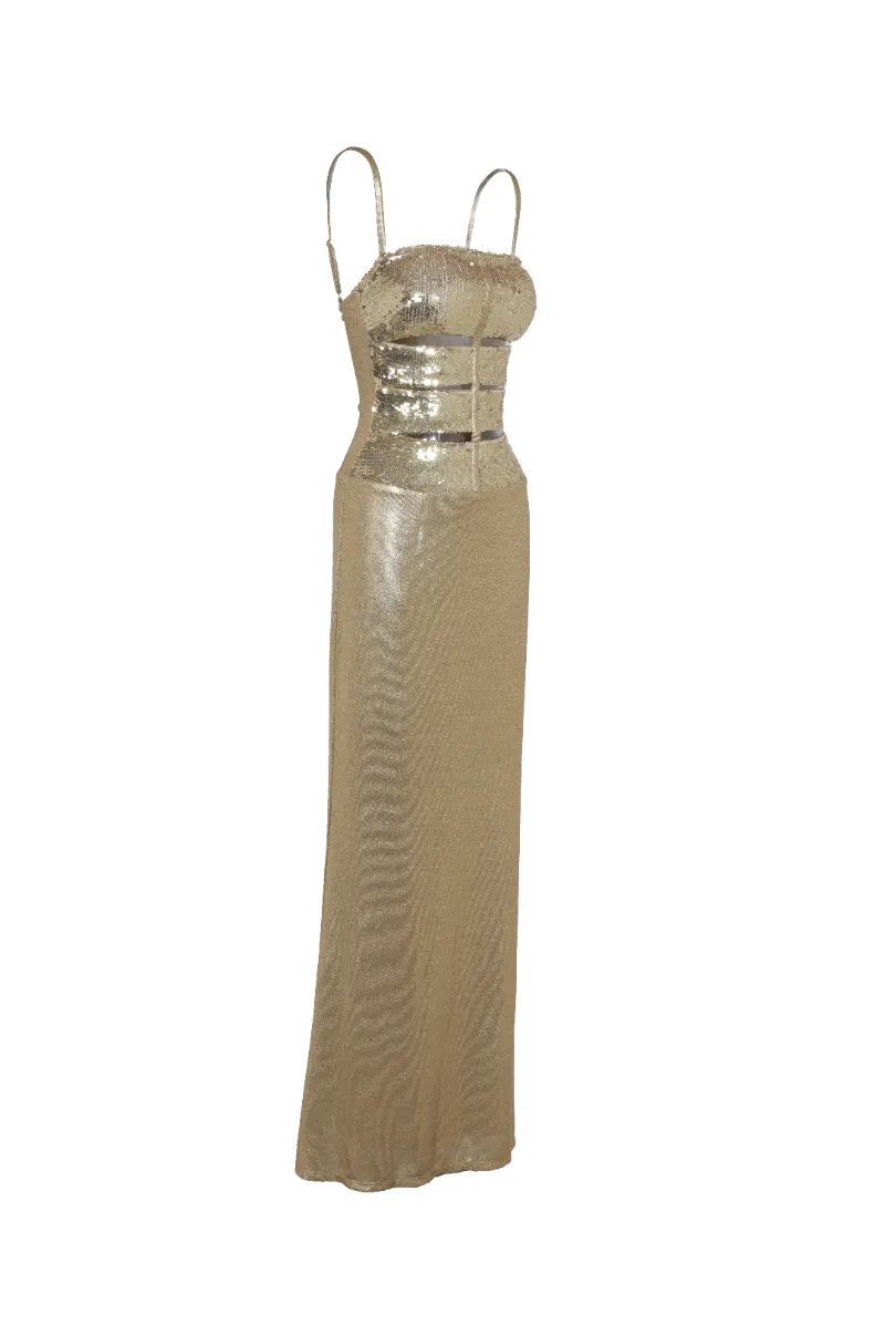 Sequin Maxi Dress