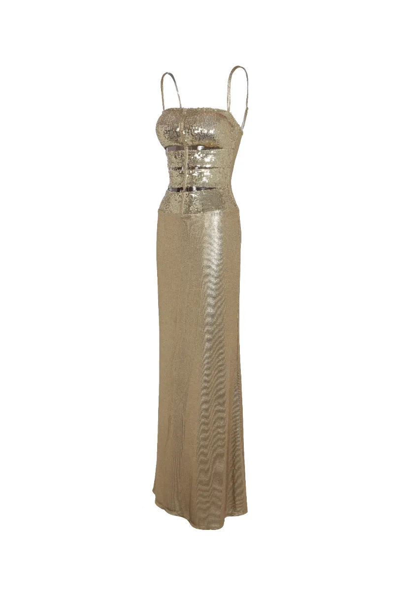 Sequin Maxi Dress