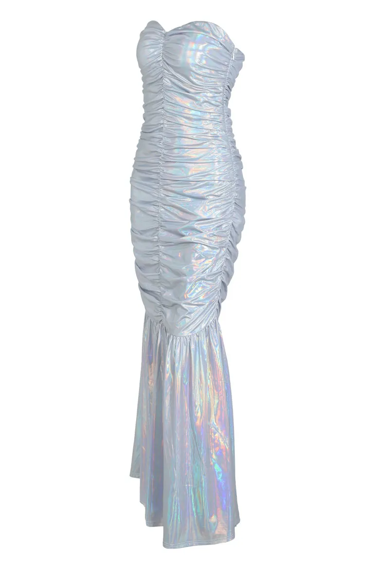 Metallic Maxi Dress