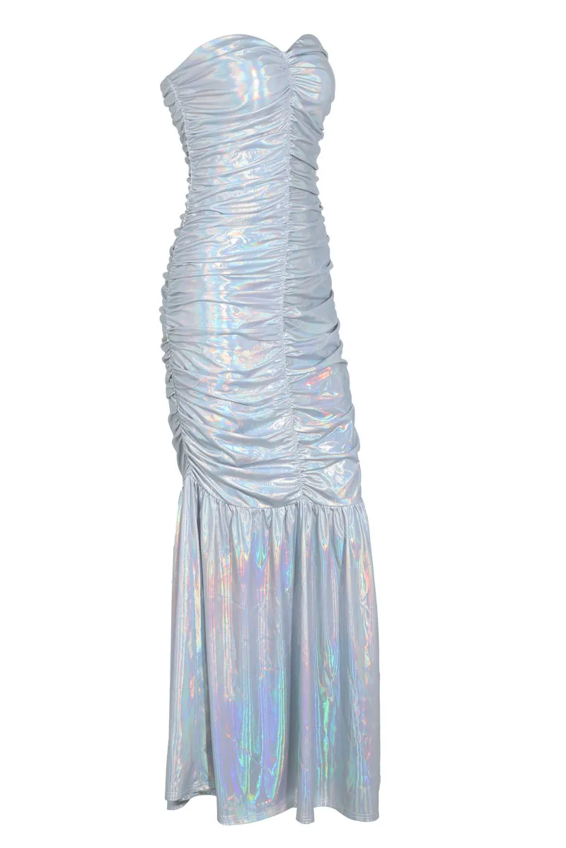 Metallic Maxi Dress