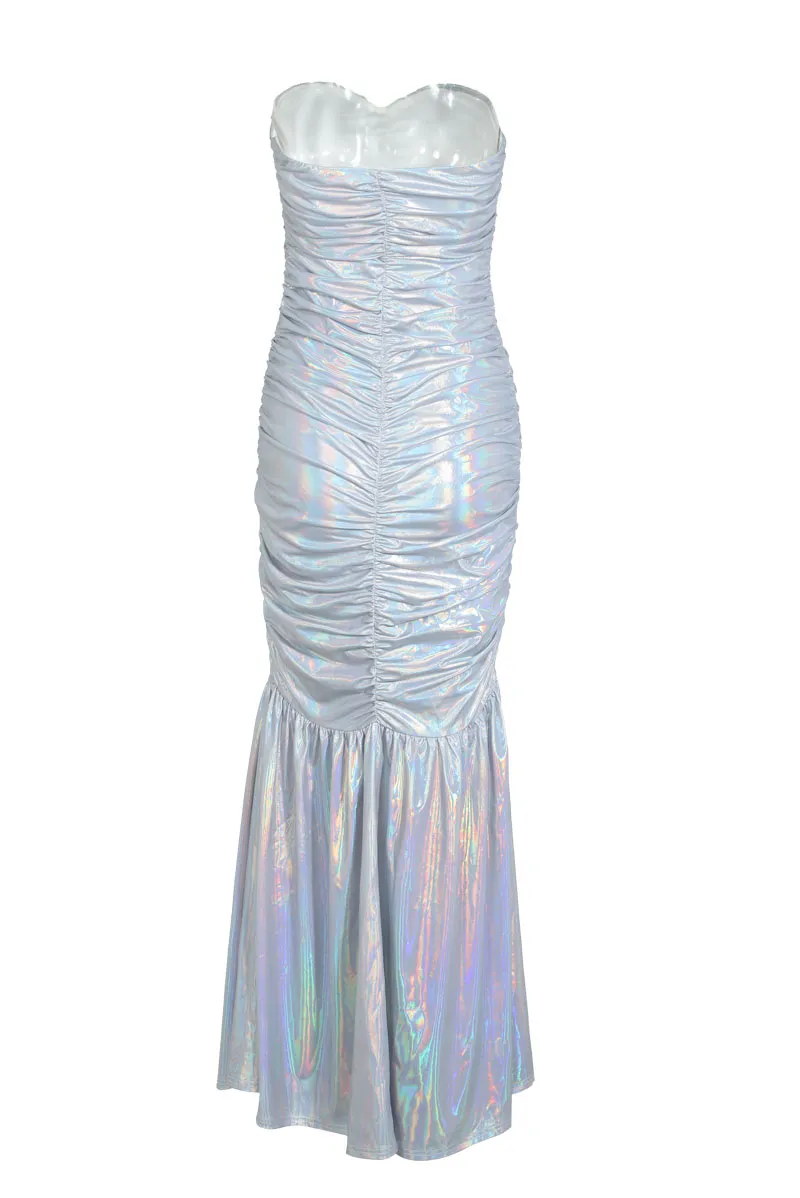Metallic Maxi Dress