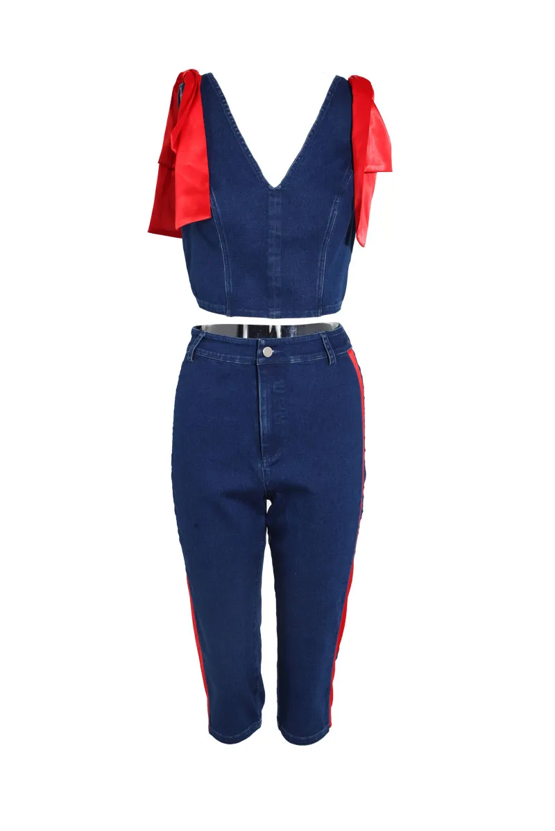 Losing Time Cargo Pant Set - Medium Wash