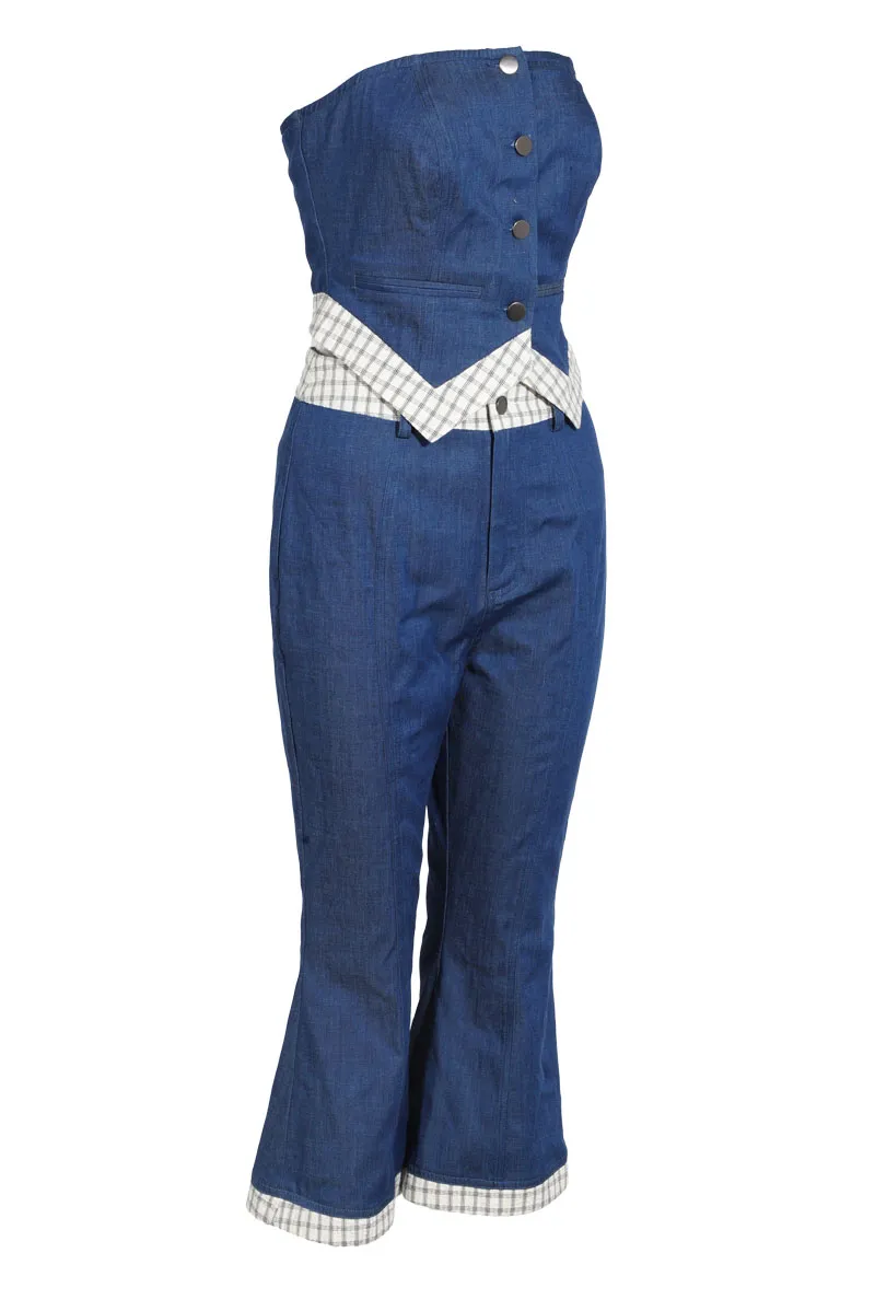 Sweet Love Mineral Wash Pant Set - Medium Wash