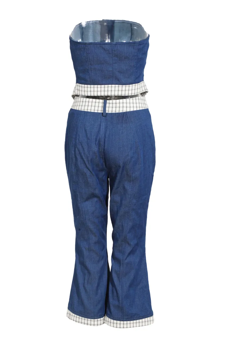 Sweet Love Mineral Wash Pant Set - Medium Wash