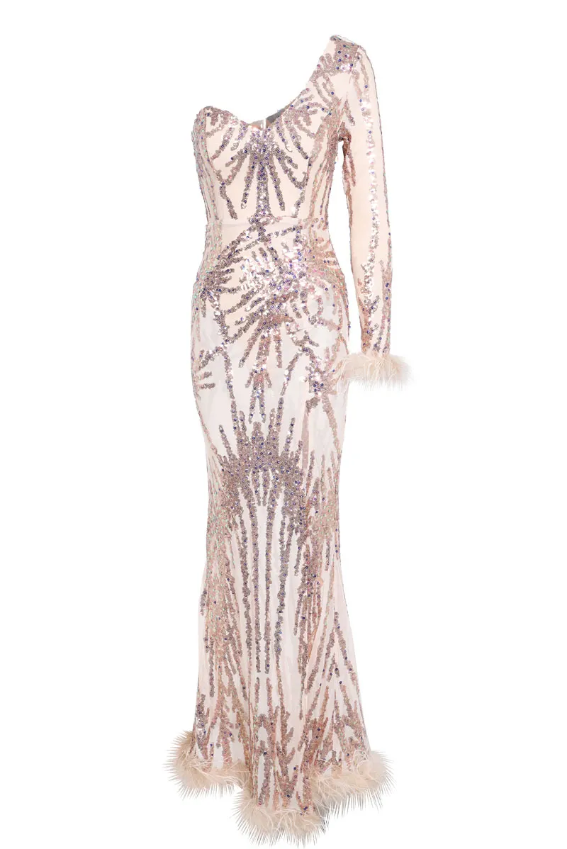 Renee Sequin Maxi Dress