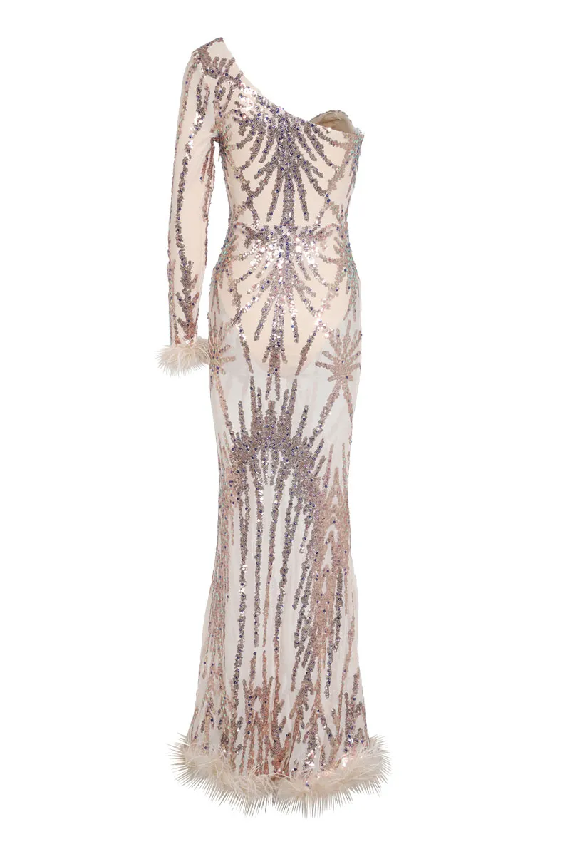 Renee Sequin Maxi Dress