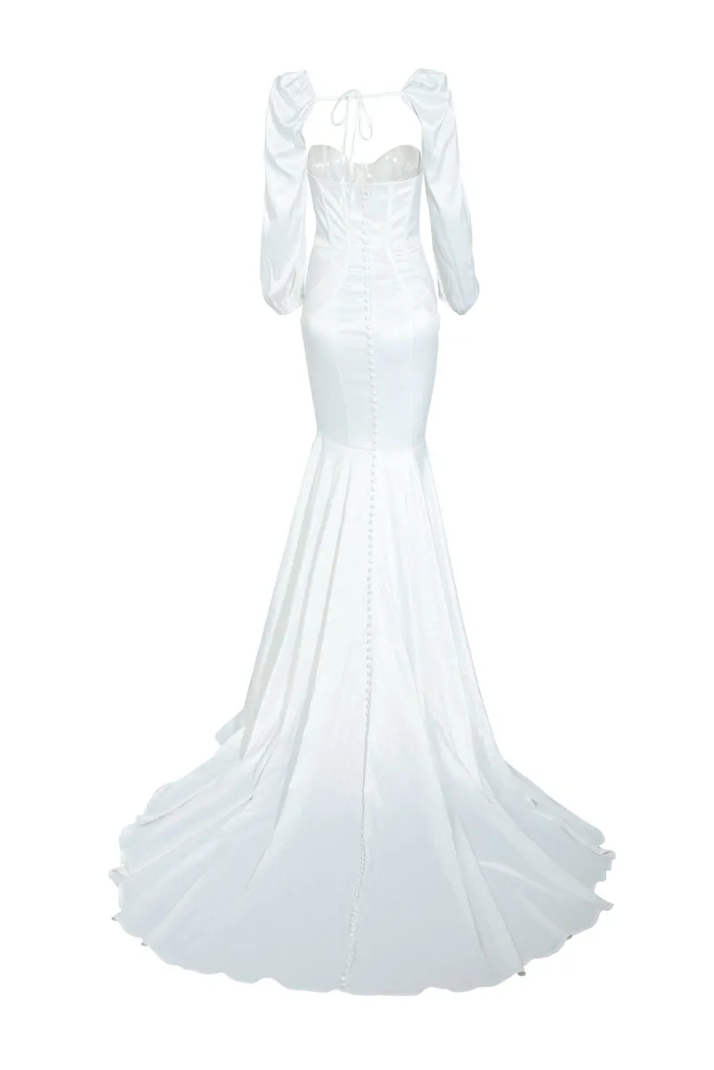 Asmara Satin Mermaid Gown