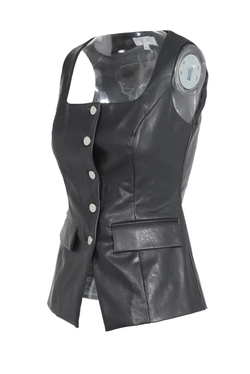 Leather Vest