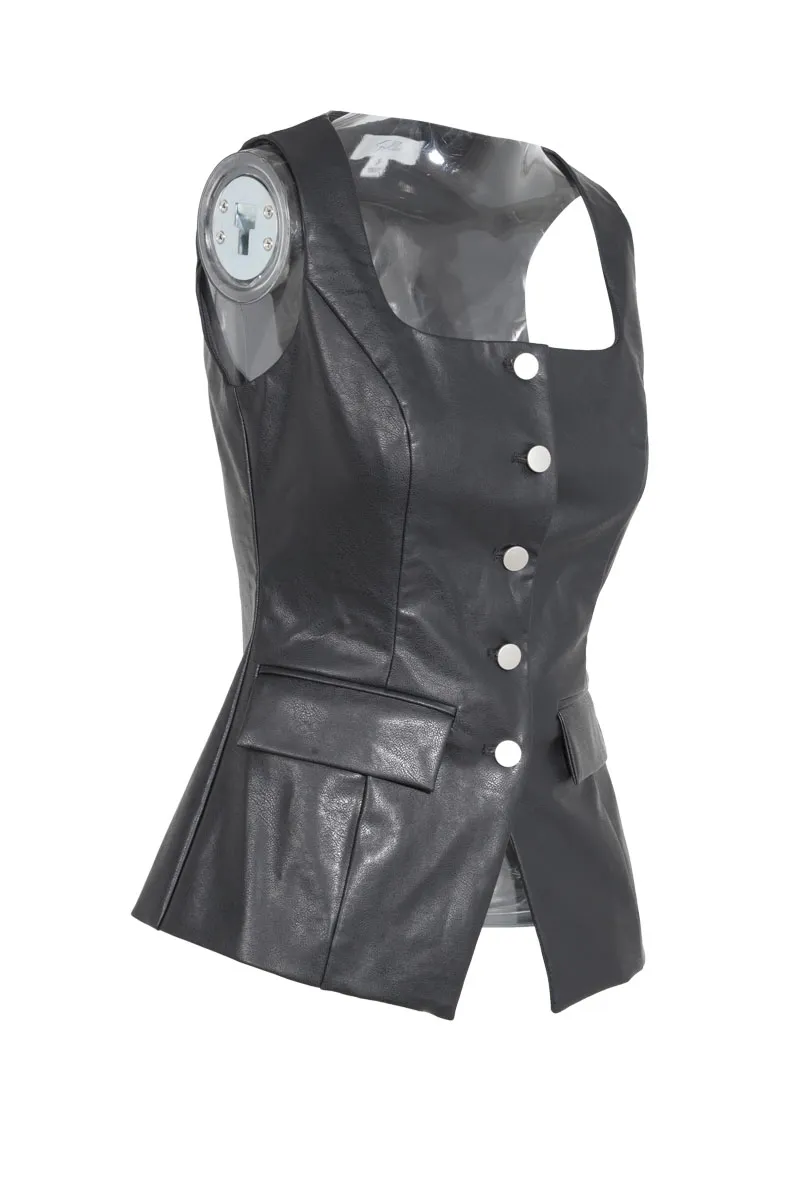 Leather Vest