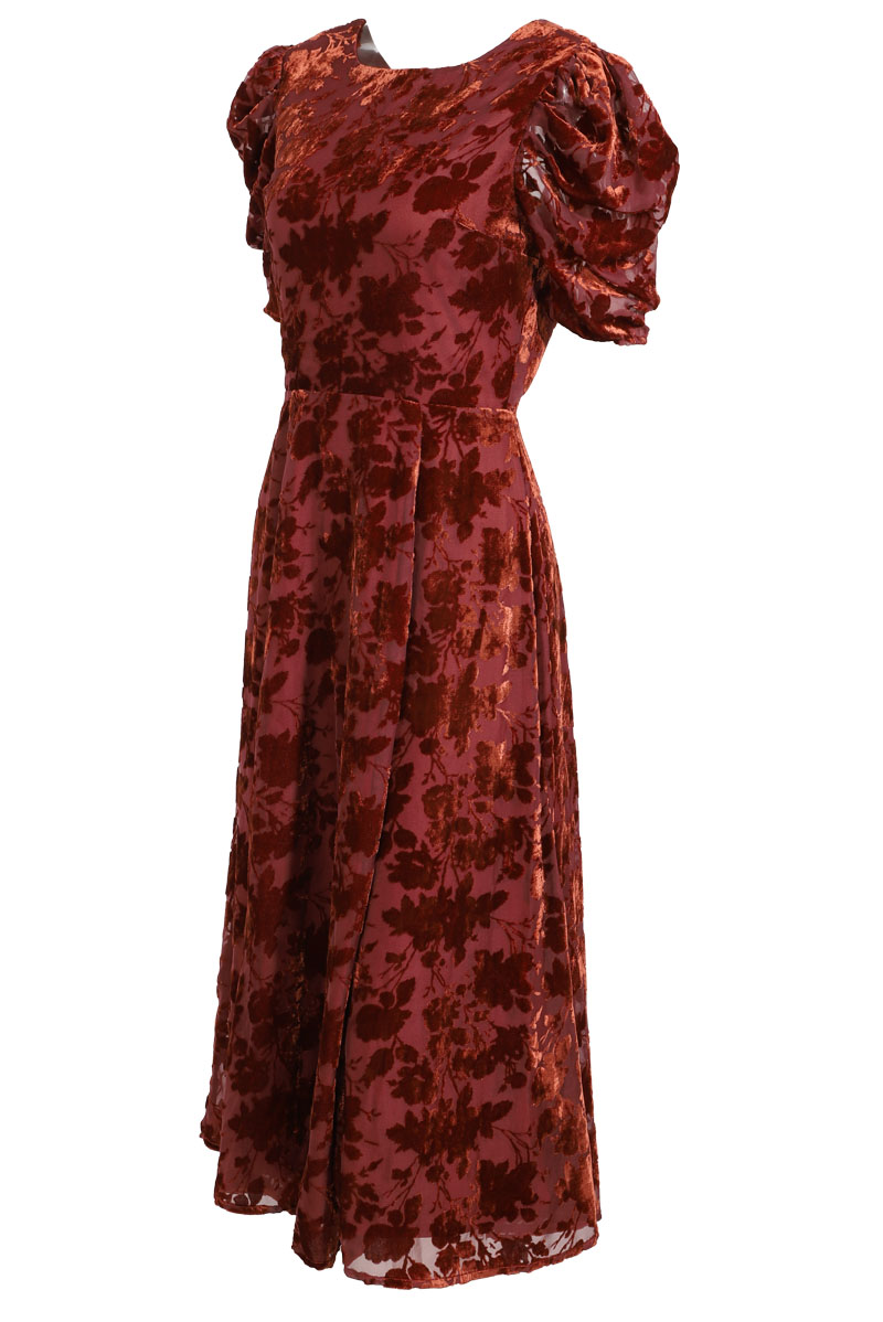 WHEN LIFE GIVES YOU WOVEN MIDI DRESS main image 1