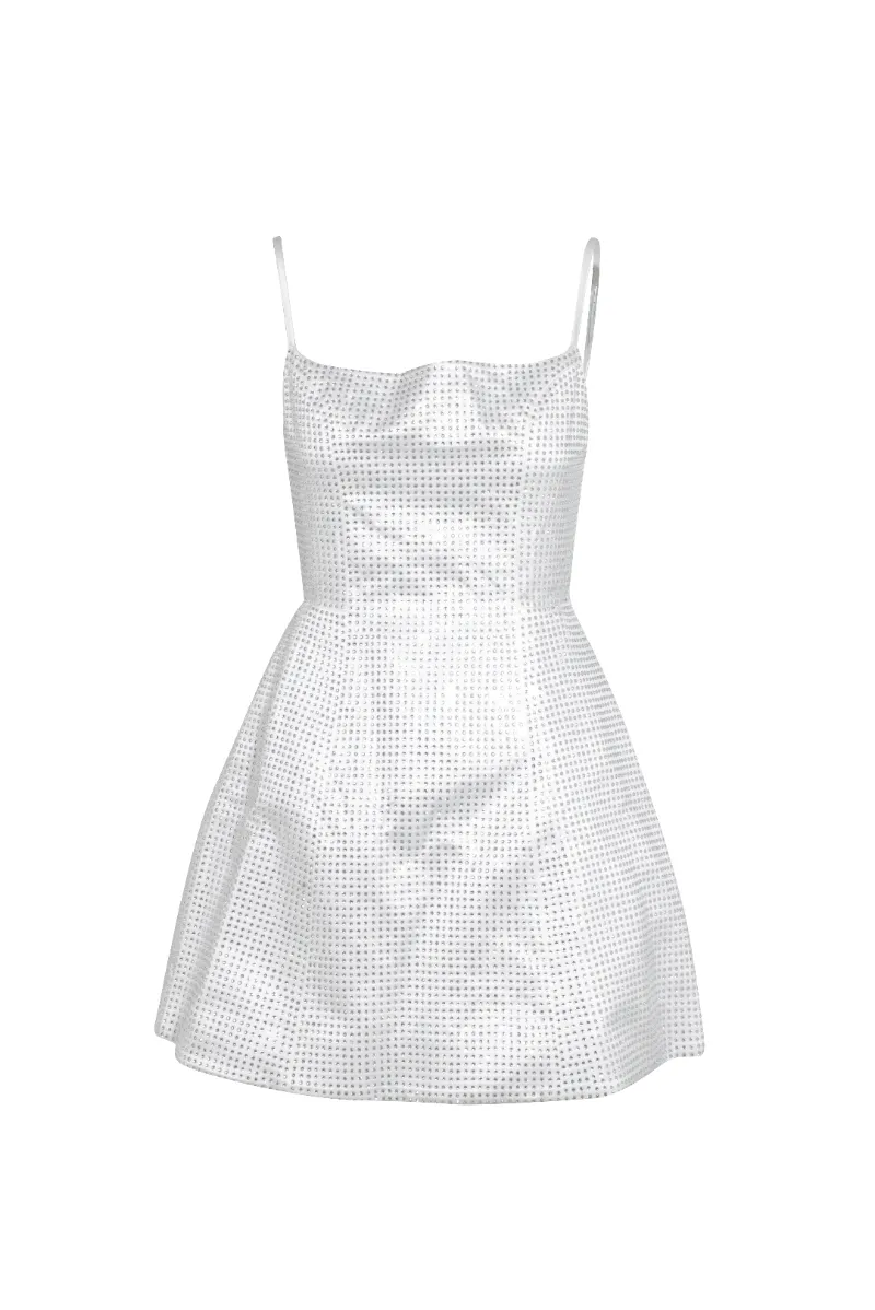 Rhinestone Mini Dress