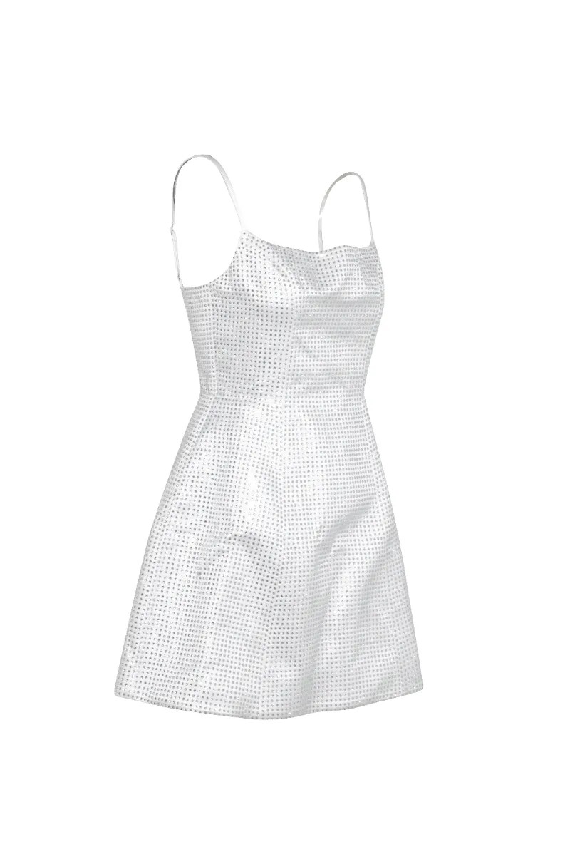 Rhinestone Mini Dress