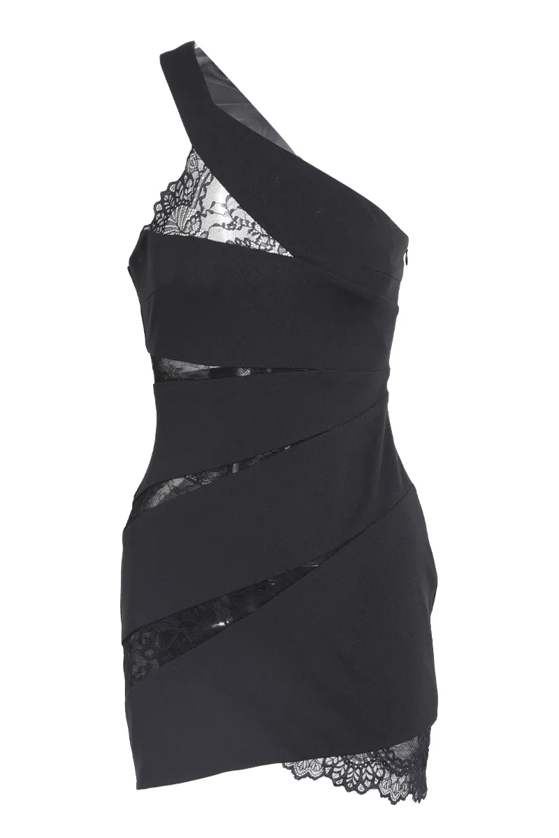 Undeniable Attraction Crepe Mini Dress - White