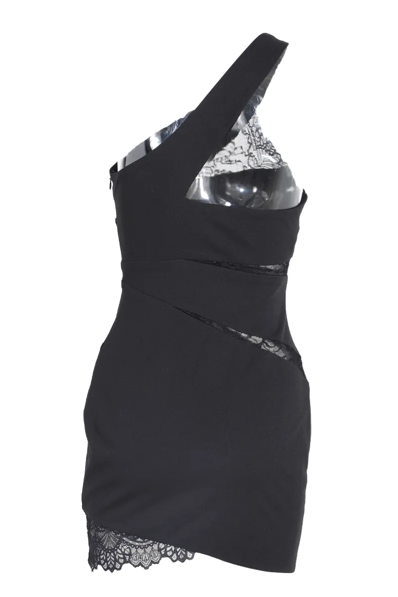 Undeniable Attraction Crepe Mini Dress - White