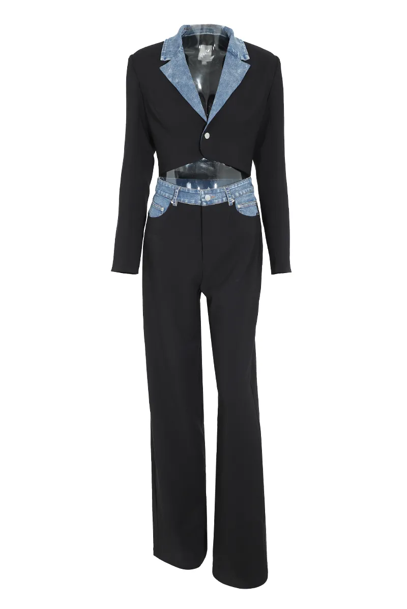Best Dressed Jumpsuit - Black