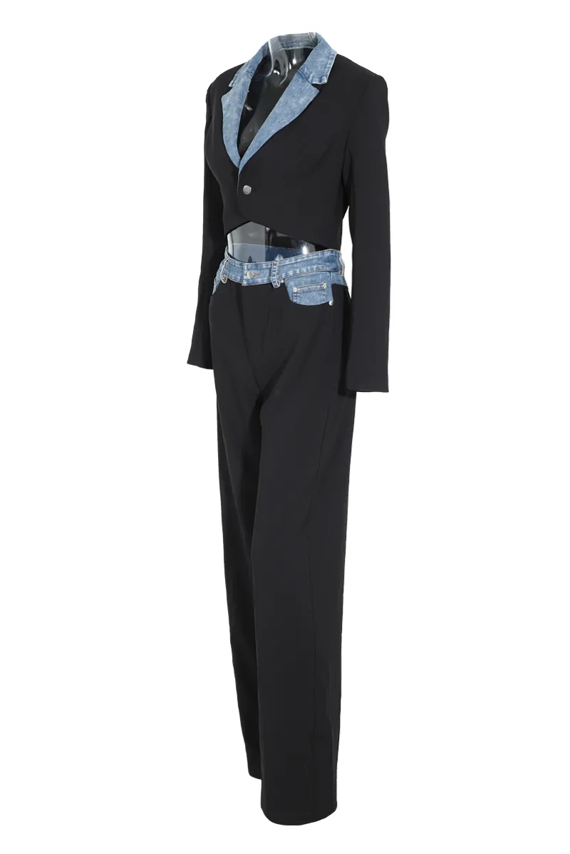 Best Dressed Jumpsuit - Black