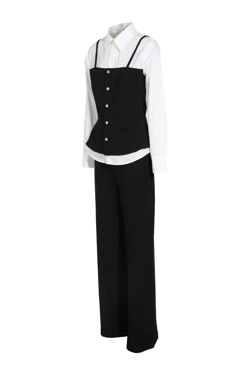 Meeting Mode Pant Set - Black