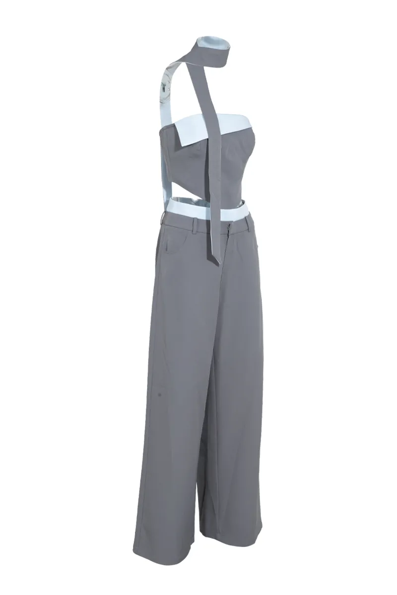Personality Hire Pant Set - Grey/combo