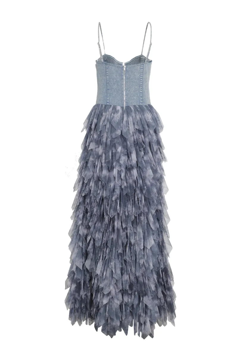 Life In Denim Maxi Dress - Denim
